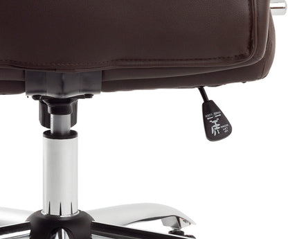 Fauteuil Direction Q-Connect Verona Marron Simili Cuir