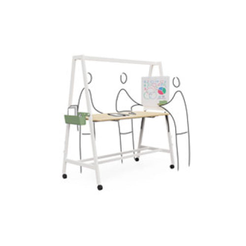 Table mobile 180x90 blanc pt.blc