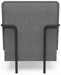 Fauteuil Lounge Anouk - Confort Enveloppant Fixe - Gris chiné
