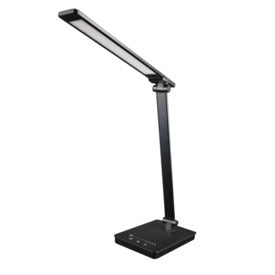 Lampe de bureau LED pliable usb novy ulx noir