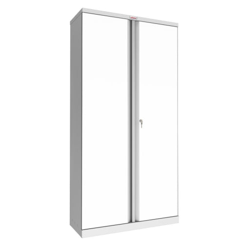 Armoire haute métal -190cm -portes  blanches