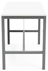 Table reunion 160x80 hauteur 104 blanc pgris