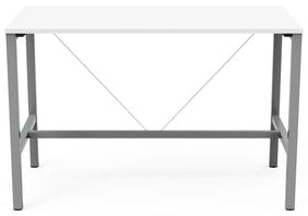 Table reunion 160x80 hauteur 104 blanc pgris