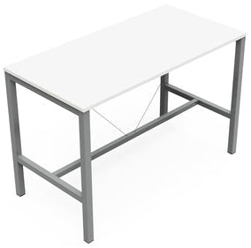 Table reunion 160x80 hauteur 104 blanc pgris