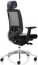 Fauteuil teckne resille noir