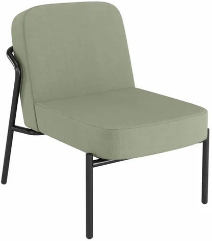 Fauteuil visiteur MEDSO rond vert - Confort et design élégant