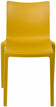 Chaise CINE 4 pieds - Assise Polypro Safran