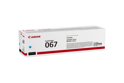 Cartouche toner Canon  067c - rendement 1250 pages