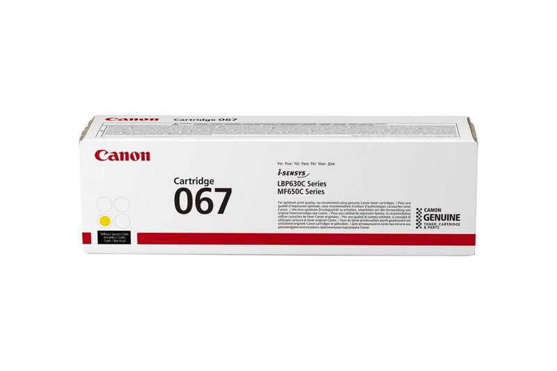 Cartouche toner Canon  067y - rendement 1250 pages