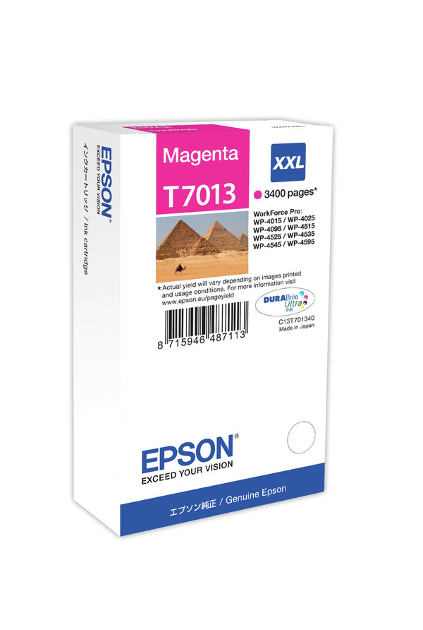 Cartouche d'encre Epson t7013 magenta xxl - haute capacité