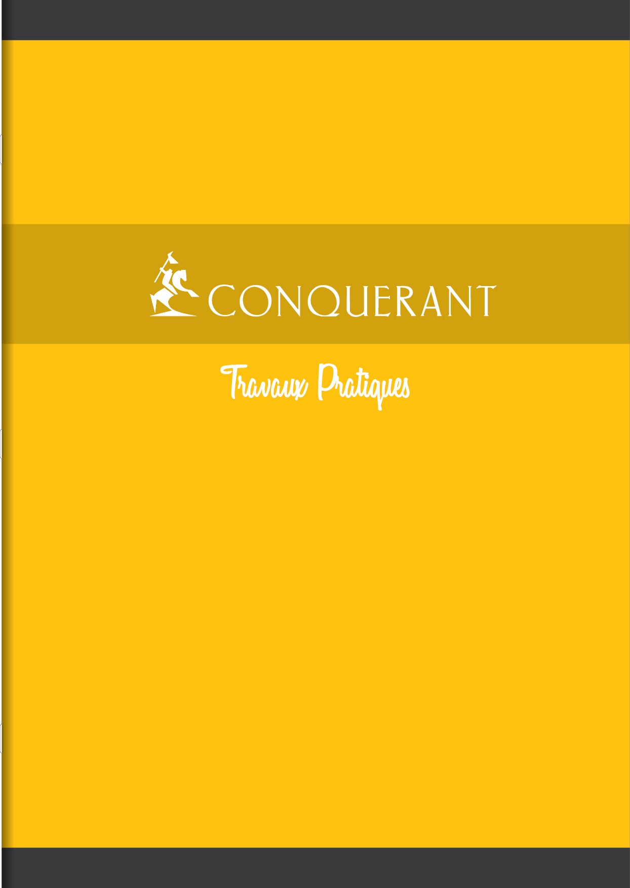 Cahier de Travaux Pratiques A4 Conquerant Grands Carreaux Seyès/Uni Blanc 96 Pages