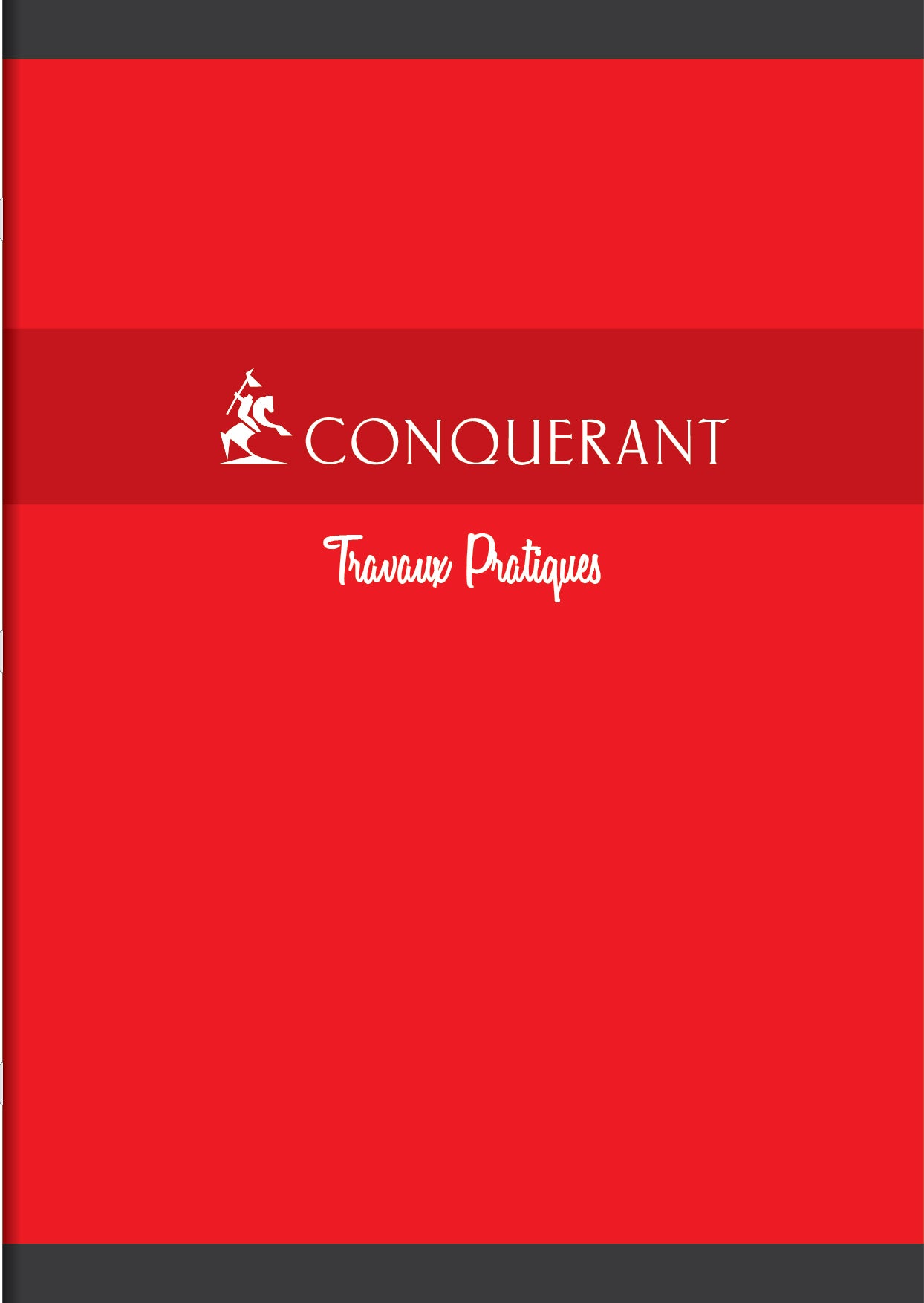 Cahier de Travaux Pratiques A4 Conquerant Grands Carreaux Seyès/Uni Blanc 96 Pages