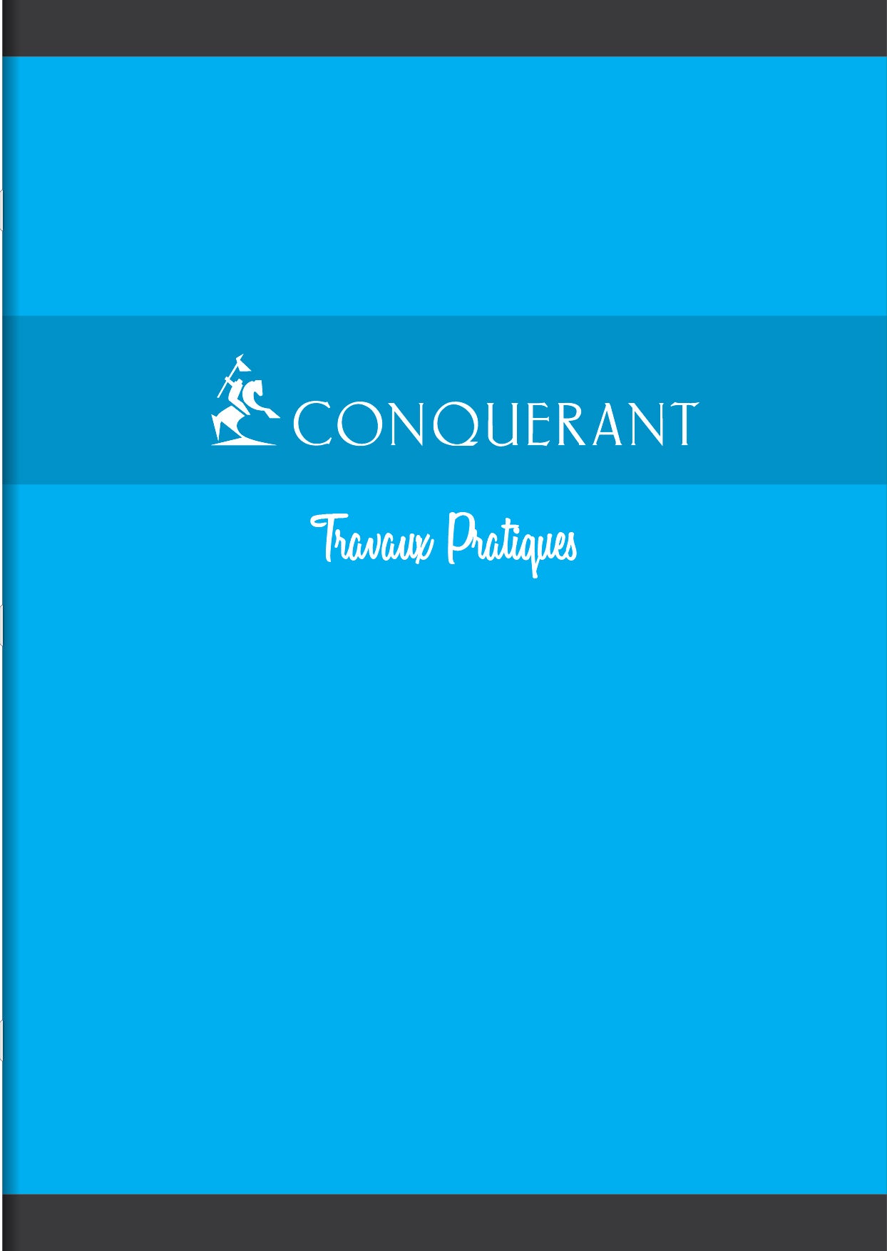 Cahier de Travaux Pratiques A4 Conquerant Grands Carreaux Seyès/Uni Blanc 96 Pages