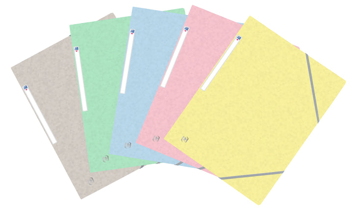 Chemise 3 rabats /élastique topfile+ p/5 pastel