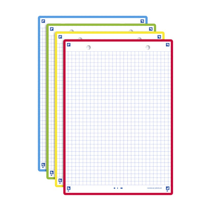 Fiche bristol révision examen A5 - 5x5 couleur assorties -32 fiches