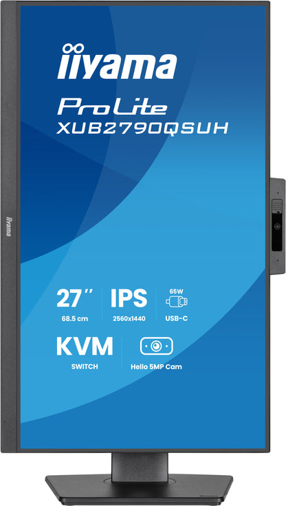 Écran iiyama ProLite XUB2790QSUH 27" avec Webcam