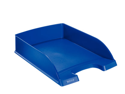 Corbeille courrier A4 grande capacité - bleu