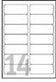 Étiquettes laser 99.1x38.1mm - impression précise