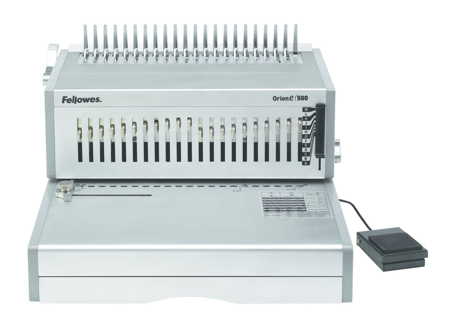 Perforelieur electrique E500 jusqu'à500 feuilles