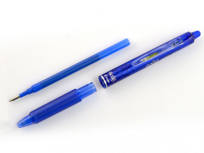 Stylo encre gel frixion  rétractable 0.7 - encre thermosensible encre bleu nuit