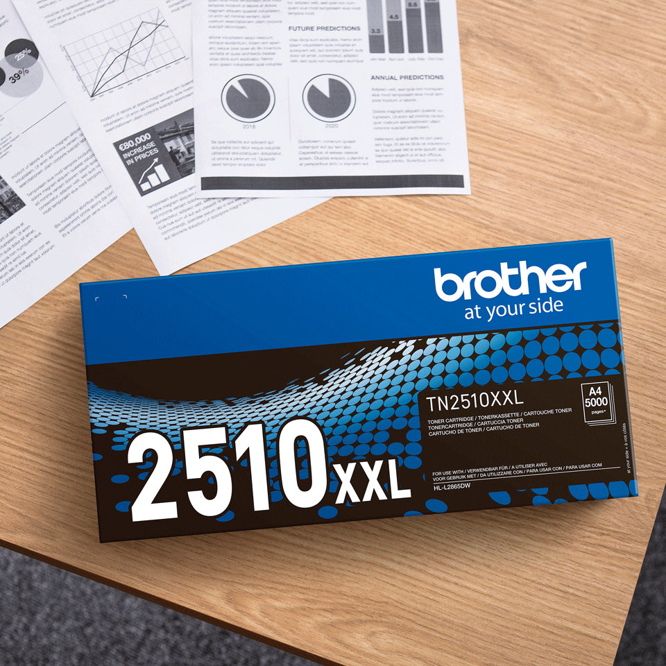 Toner laser Brother tn2510xl - haute capacité 3000 pages