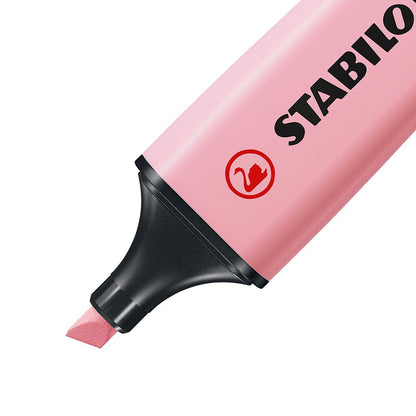 Surligneur Stabilo boss pastel rose - pointe biseautée