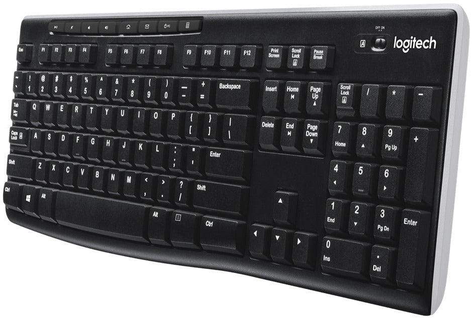 Clavier sans fil K270 - Connectivité fiable et durable