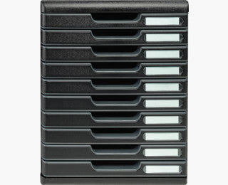 Module de classement A4 10 tiroirs- noir