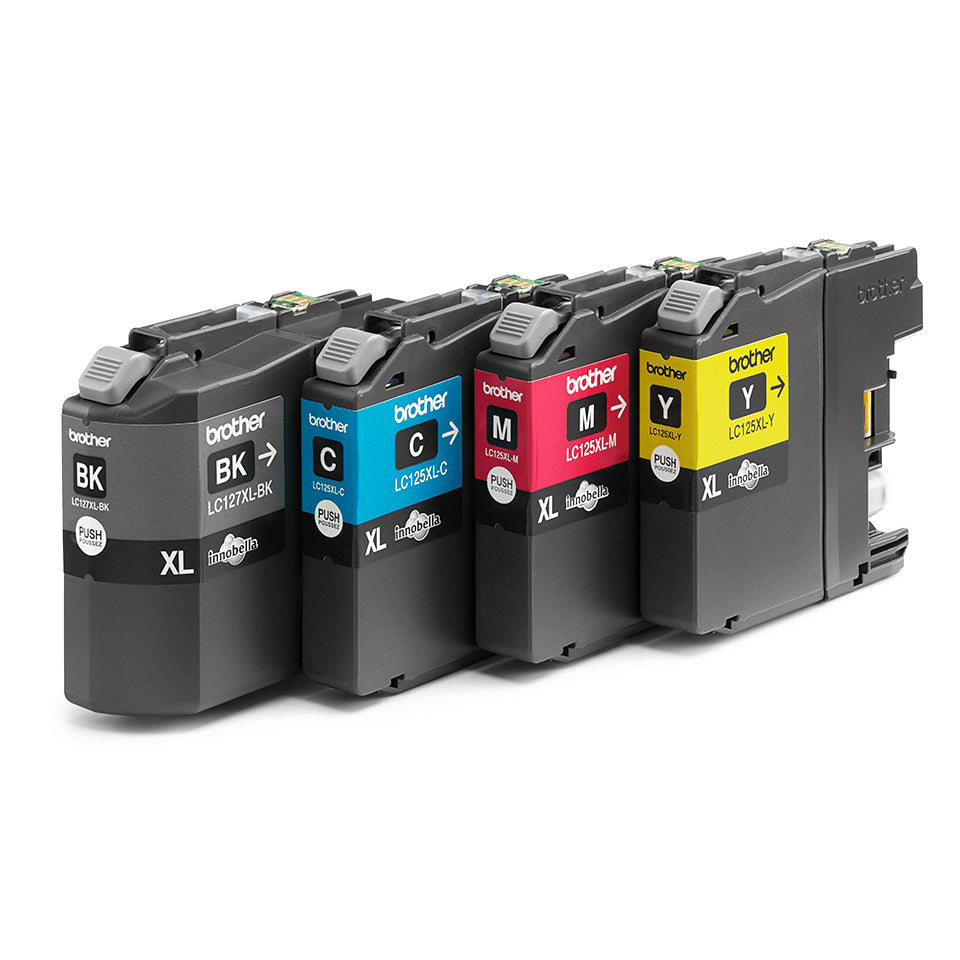 Pack cartouches Brother lc127xl - haut rendement 1200 pages