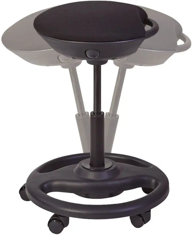 Tabouret ergonomique à roulettes -noir