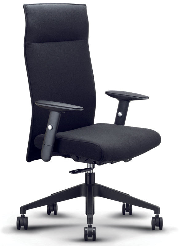 Fauteuil dir.45x tissu noir