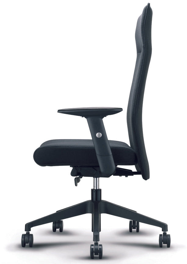 Fauteuil dir.45x tissu noir
