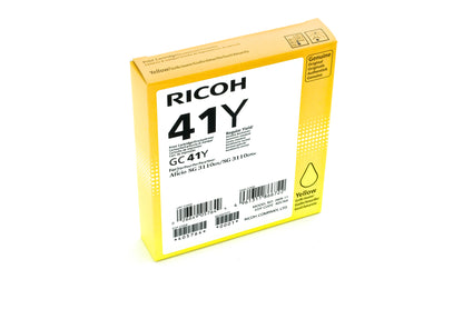 Cartouche Originale Ricoh GC 41Y Jaune 2200 Pages
