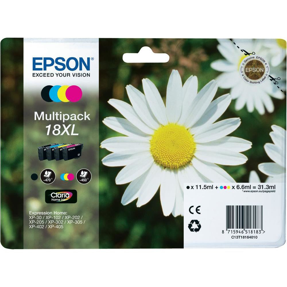 Cartouche Epsons d'encre 18xl - multipack haute capacité