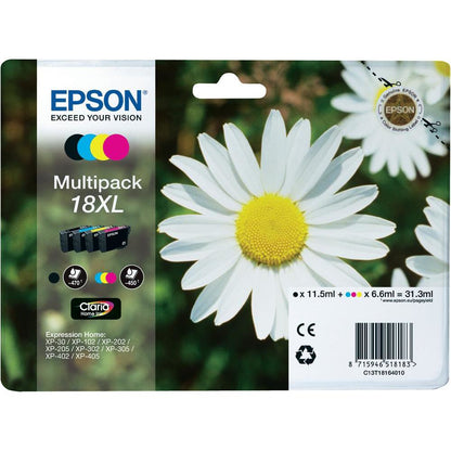 Cartouche Epsons d'encre 18xl - multipack haute capacité