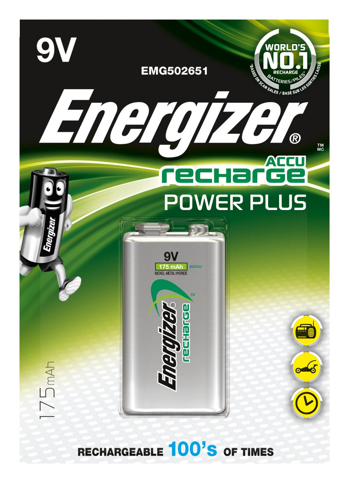 Energizer Rechargeable Power 9V P/1