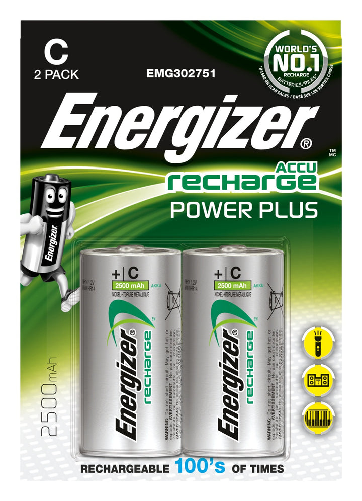 Energizer rechargeable power cp/2