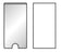 Porte-etiquette adhesif 62x150mm x6