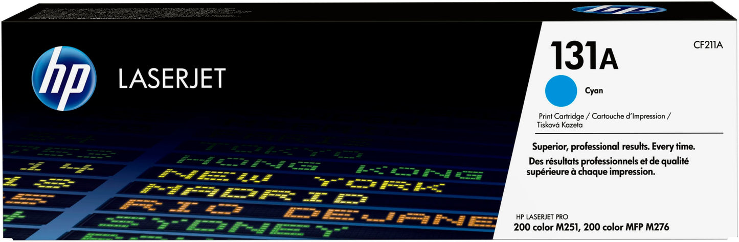 Cartouche toner HP cyan 131a - 1800 pages