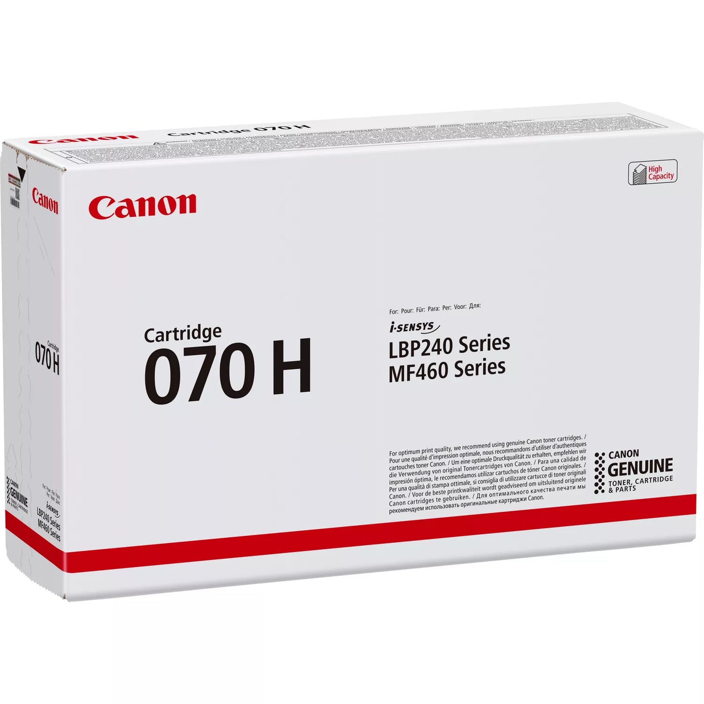 Cartouche toner Canon  070bk - rendement 10 200 pages