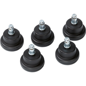 Patin pour siege et chaise de bureau  axe 11mm-lot de 5