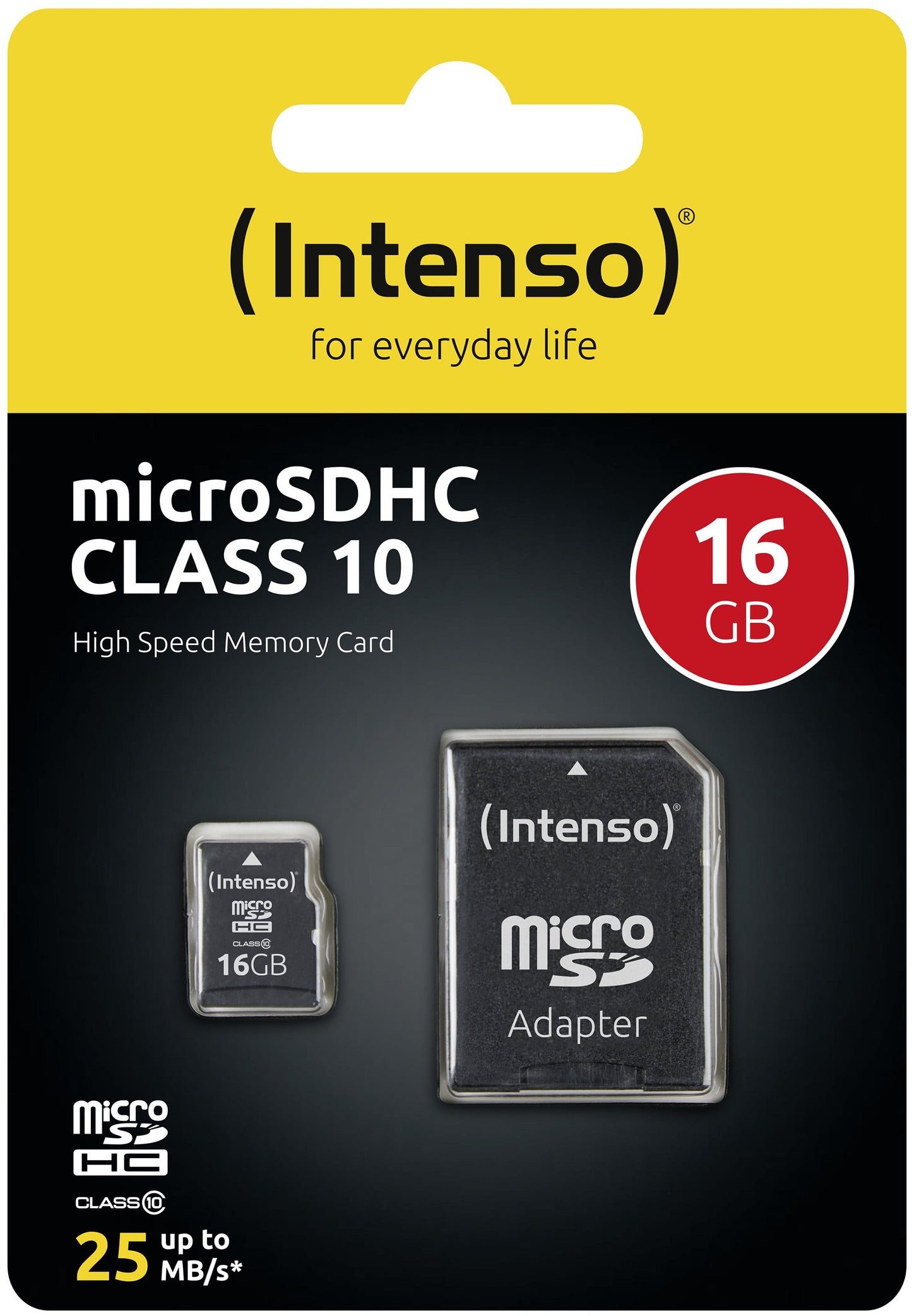Carte microsdhc 16gb - classe 10, haute vitesse