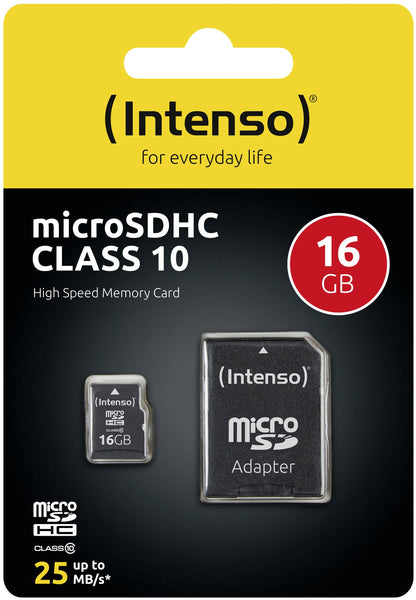 Carte microsdhc 16gb - classe 10, haute vitesse