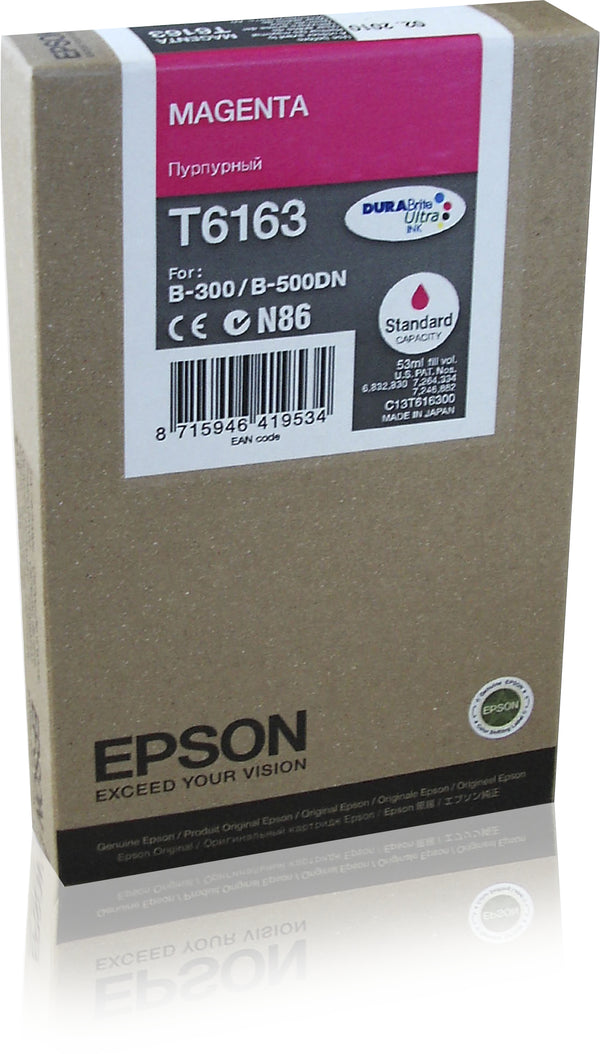 Cartouche Epson magenta t616300 - encre à pigments 53 ml