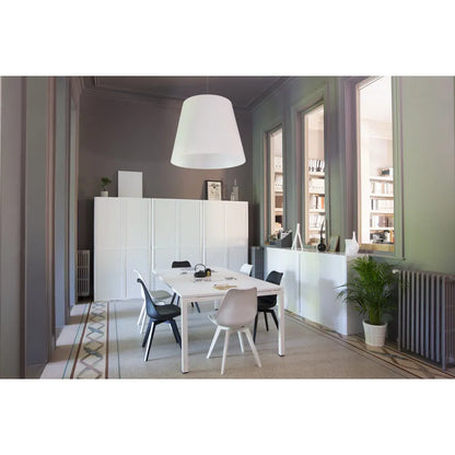 Armoire Haute à rideau easyoff h204 blanc / blanc