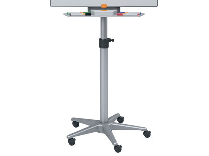 Chevalet tableau fond magnétique blanc mobile -70x100cm