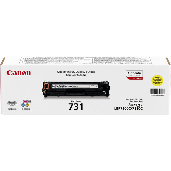 Cartouche toner Canon jaune 731 - 1500 pages