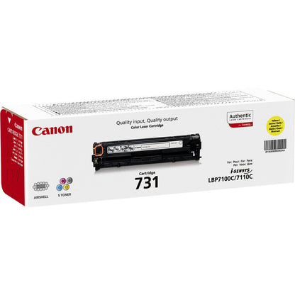 Cartouche toner Canon jaune 731 - 1500 pages