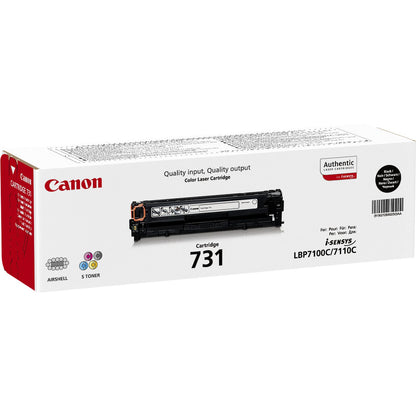 Cartouche toner Canon 731 bk - 1400 pages rendement standard