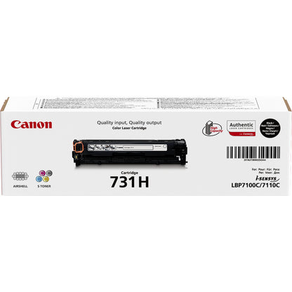 Cartouche toner Canon 731 bkh - rendement élevé 2400 pages
